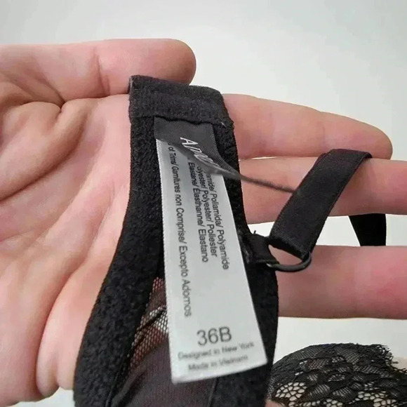 Adore Me Eyelash Lace Push Up Bra - 36B - Picture 4 of 6